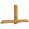 Ekena Millwork Eugene Rough Sawn Timber Gable Bracket, Western Red Cedar, 84"W x 38"H x 6"D x 6"F, 11/12 Pitch GBW084X38X0606EUG00RWR - alternate 2